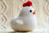 Connemara Sheep & Wool Centre Hand crocheted Chicken - White