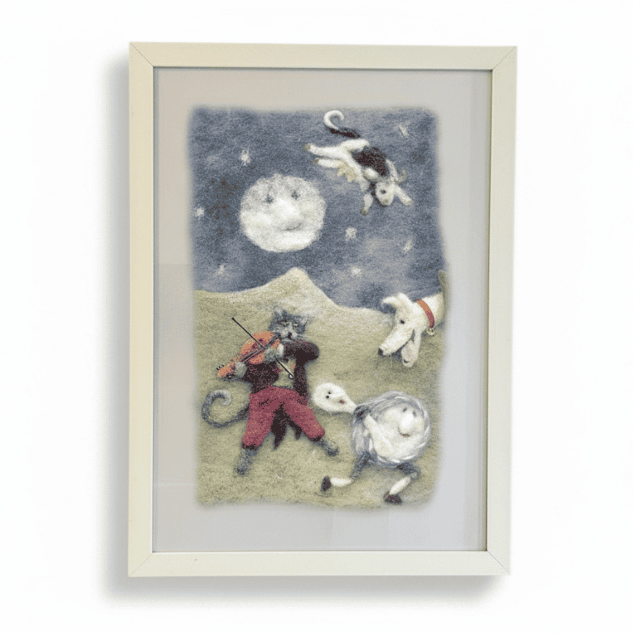 Connemara Sheep & Wool Centre Print Hey Diddle Diddle - A3 Print