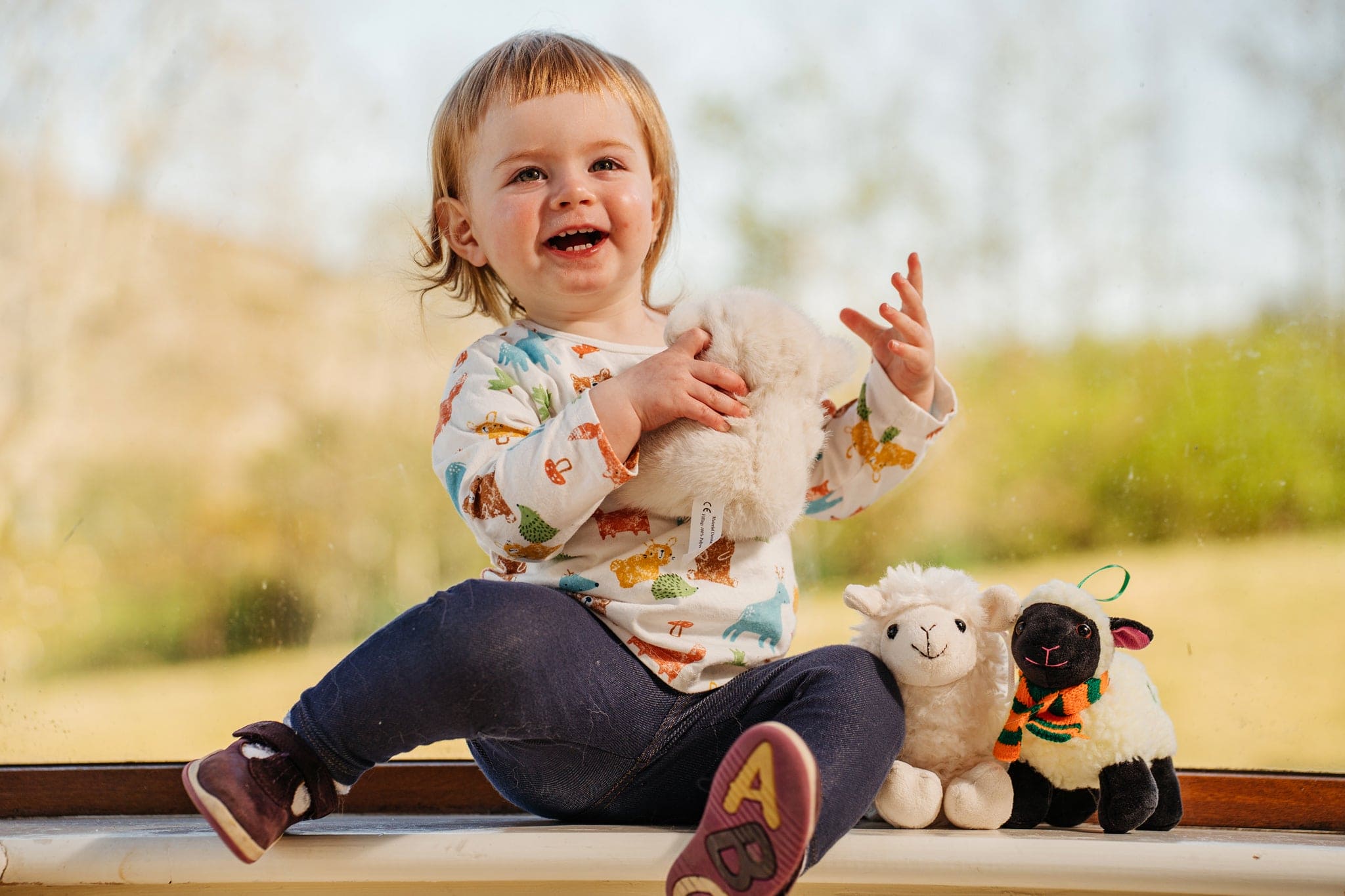 Connemara Sheep & Wool Centre Irish Lamb Teddy- Black Face Small