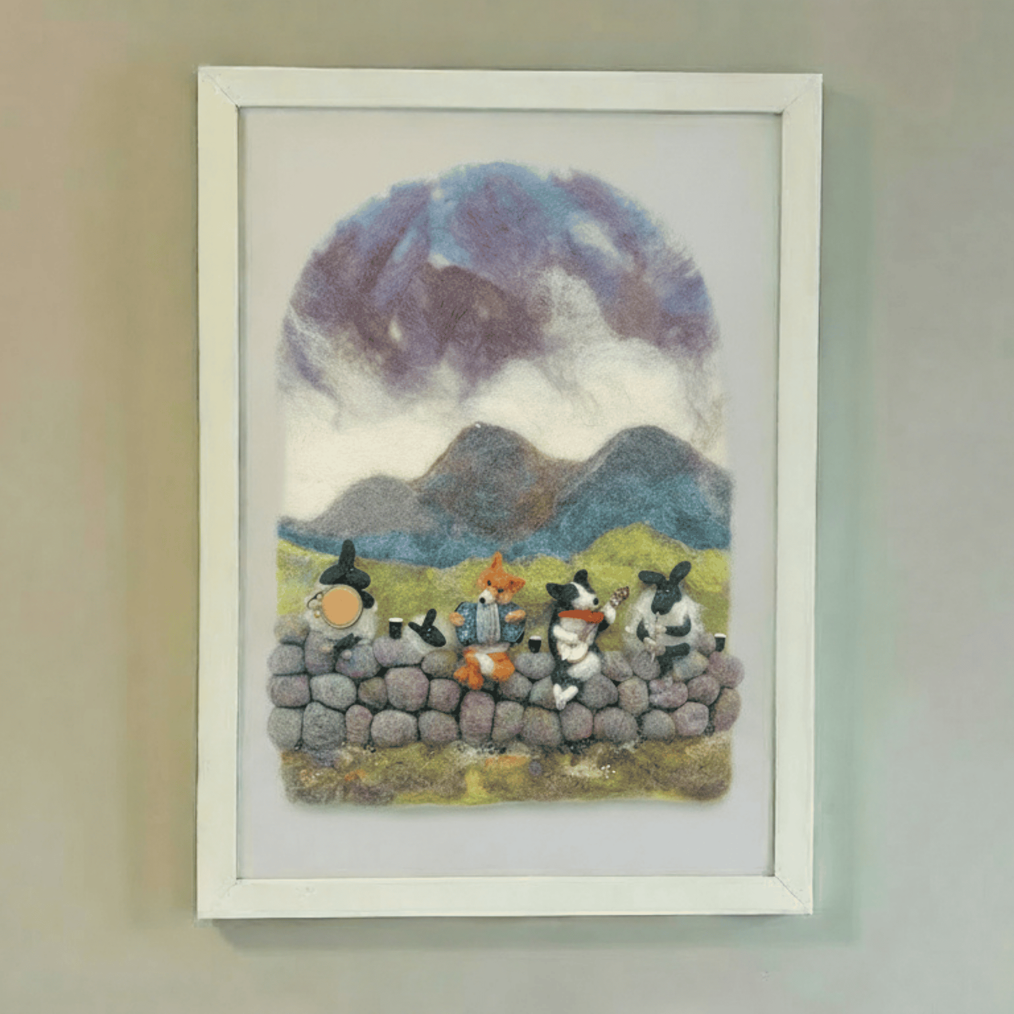 Connemara Sheep & Wool Centre Print Jigs Reels and Mountains - A3 Print