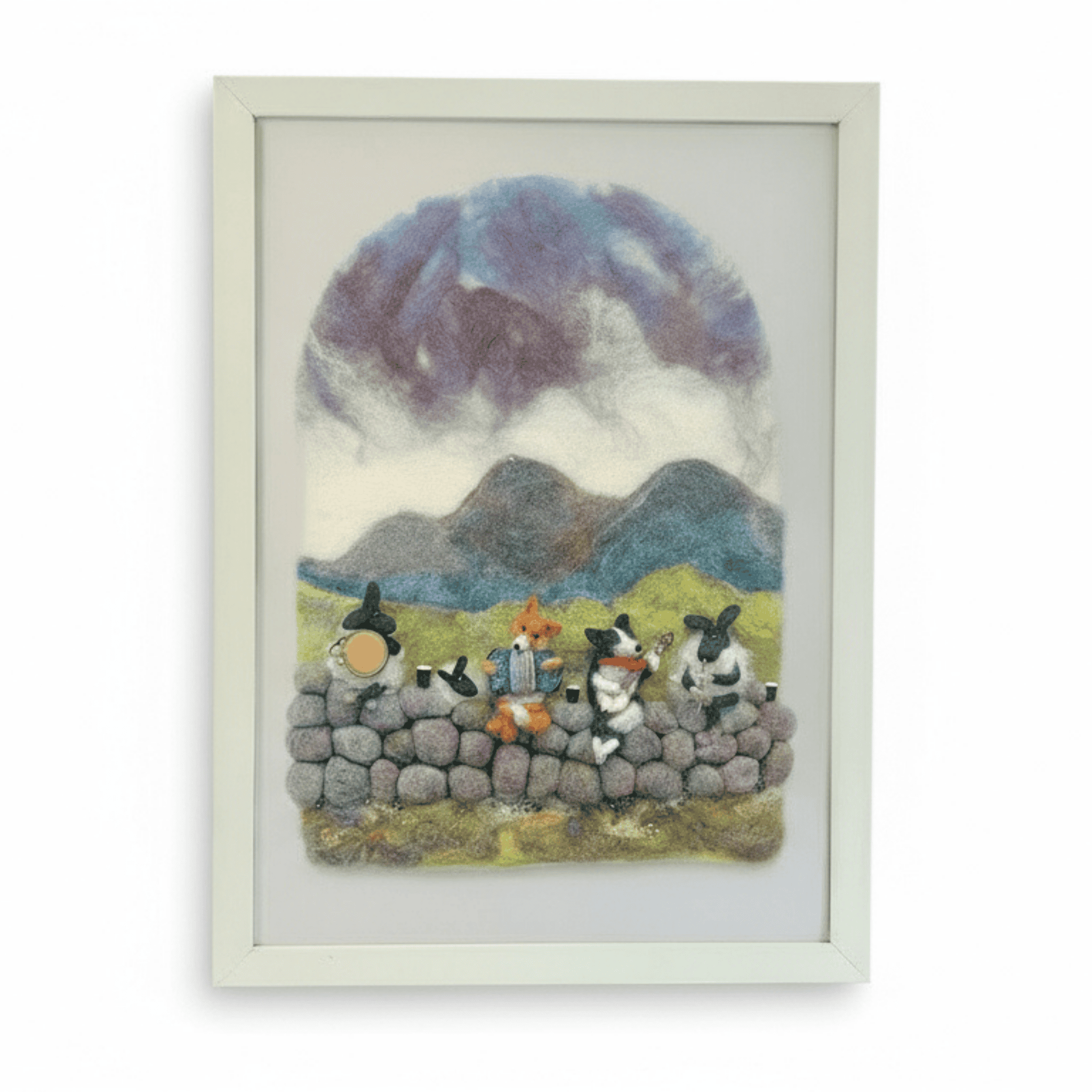 Connemara Sheep & Wool Centre Print Jigs Reels and Mountains - A3 Print