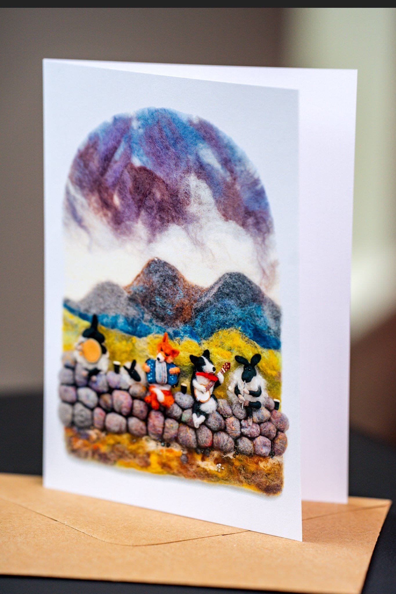 Connemara Sheep & Wool Centre Jigs Reels and Mountains - Greeting Card