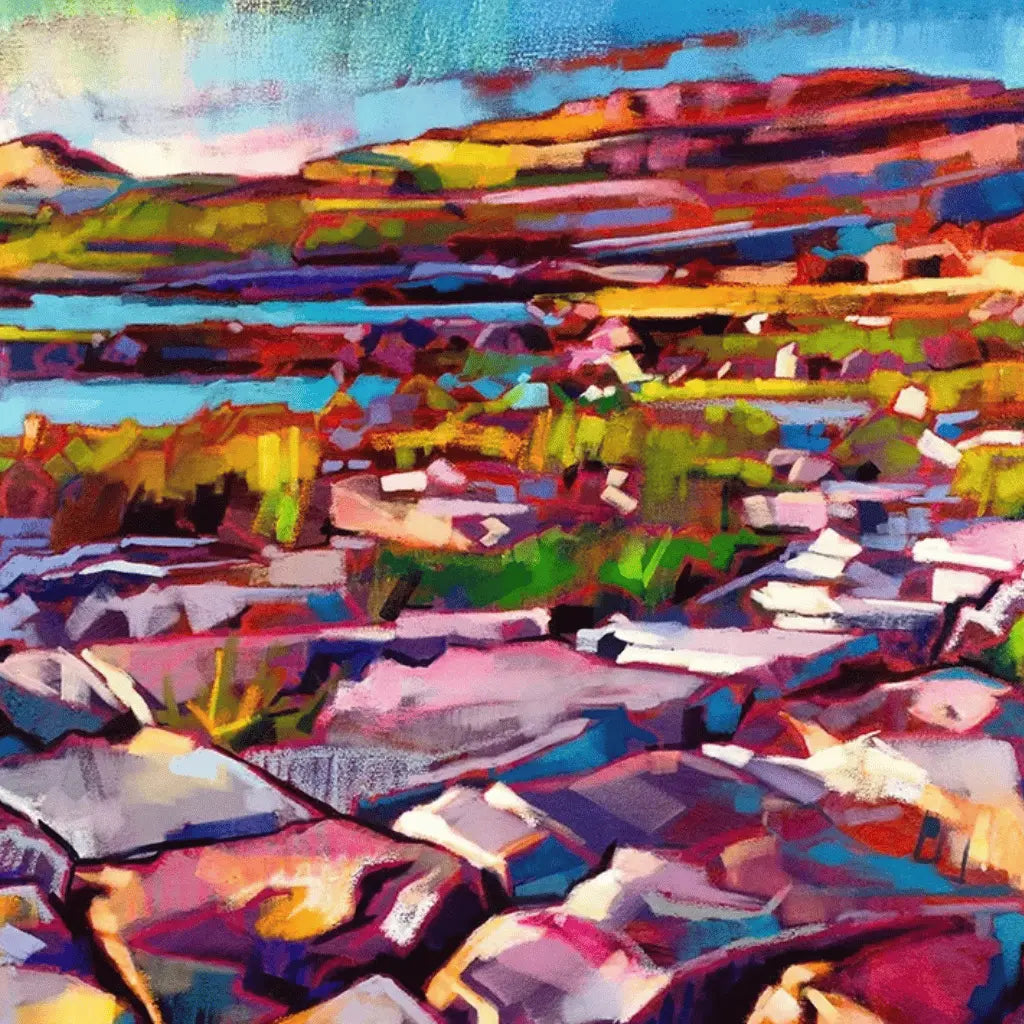Kevin Lowrey Print Kevin Lowery Art Burren - Limited Edition Print