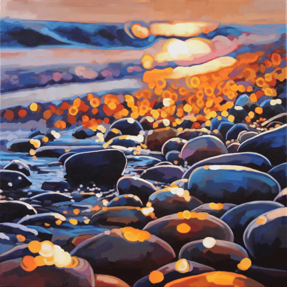 Kevin Lowrey Print Kevin Lowery Art Pebbles XLVIII - Limited Edition Print