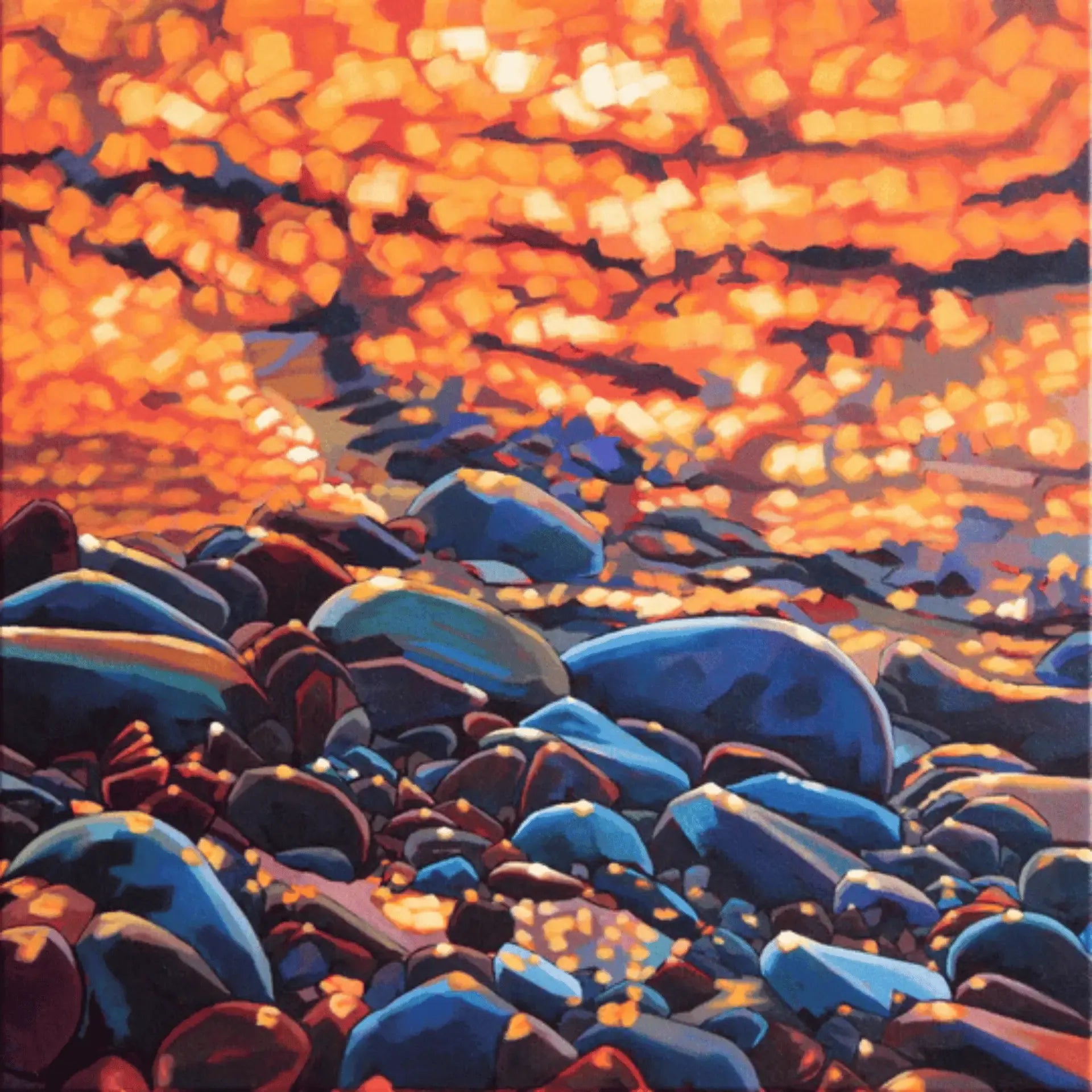 Kevin Lowrey Print Kevin Lowery Art Pebbles XXV - Limited Edition Print