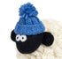 Erin Knitwear Blue Knitted Sheep Collectable with Bobble Hat