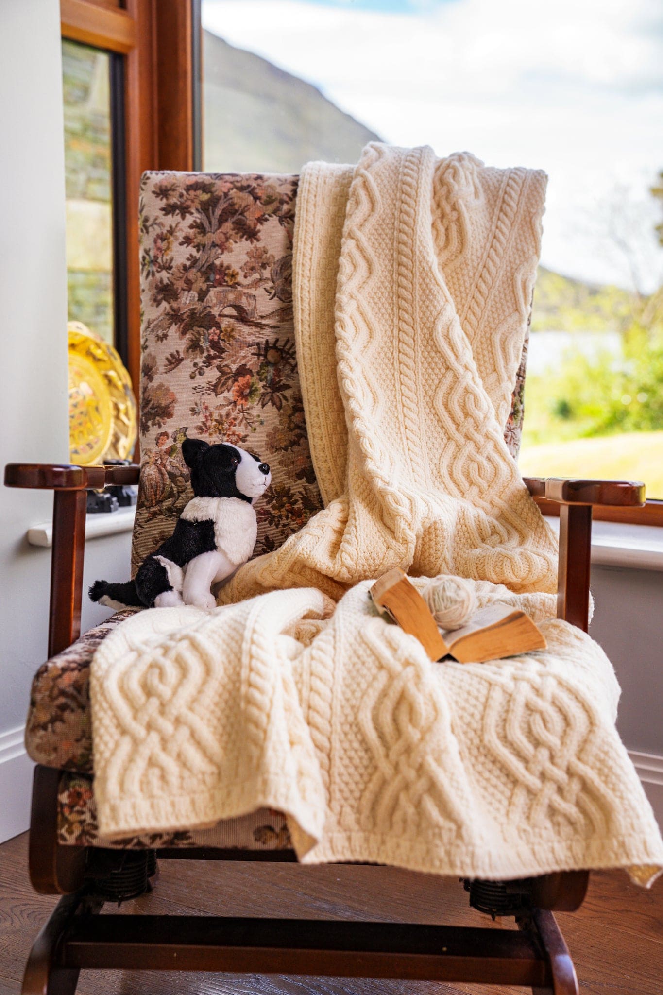 Saol Merino Throw - Natural