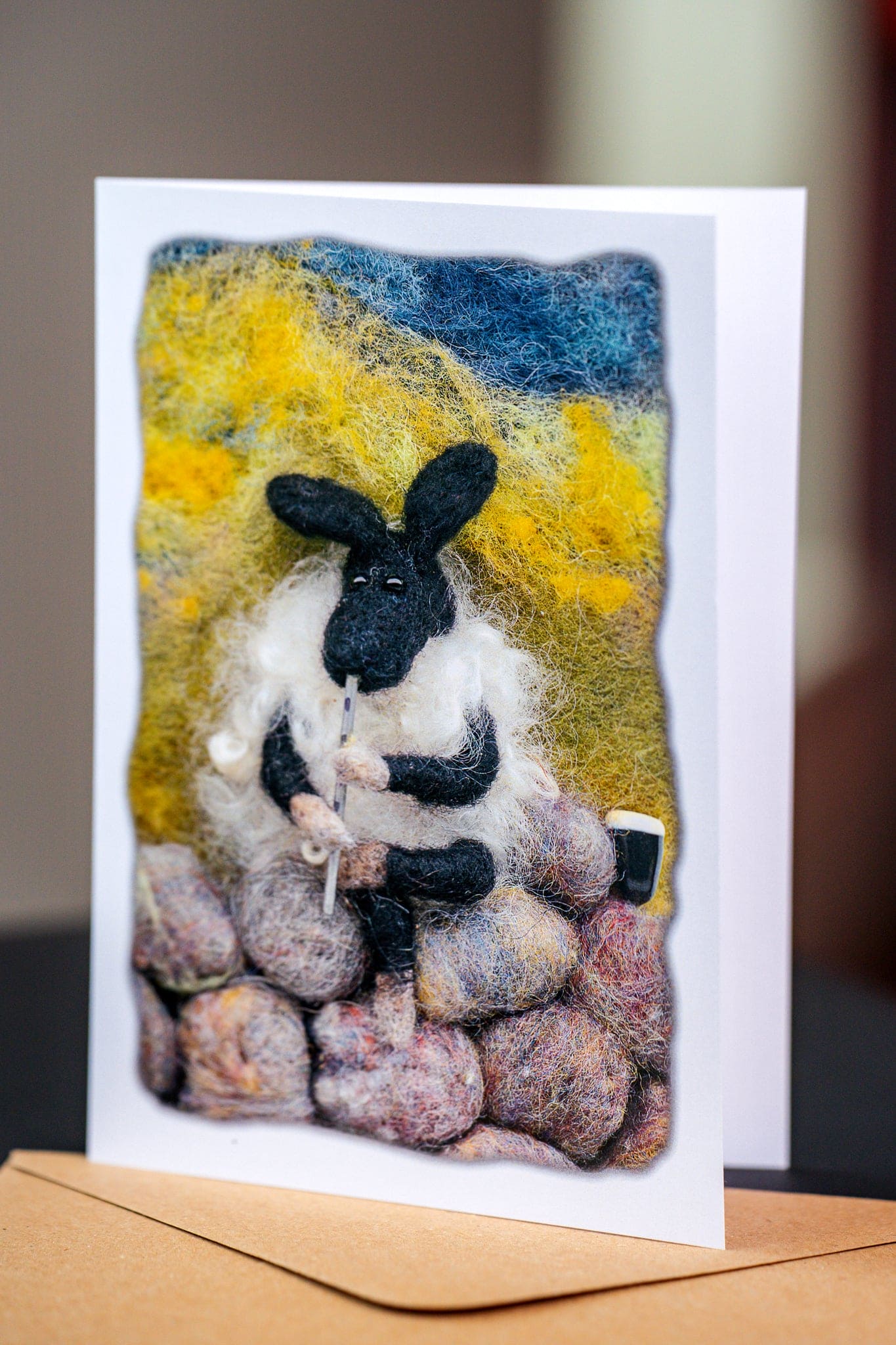 Whistling Sheep - Greeting Card