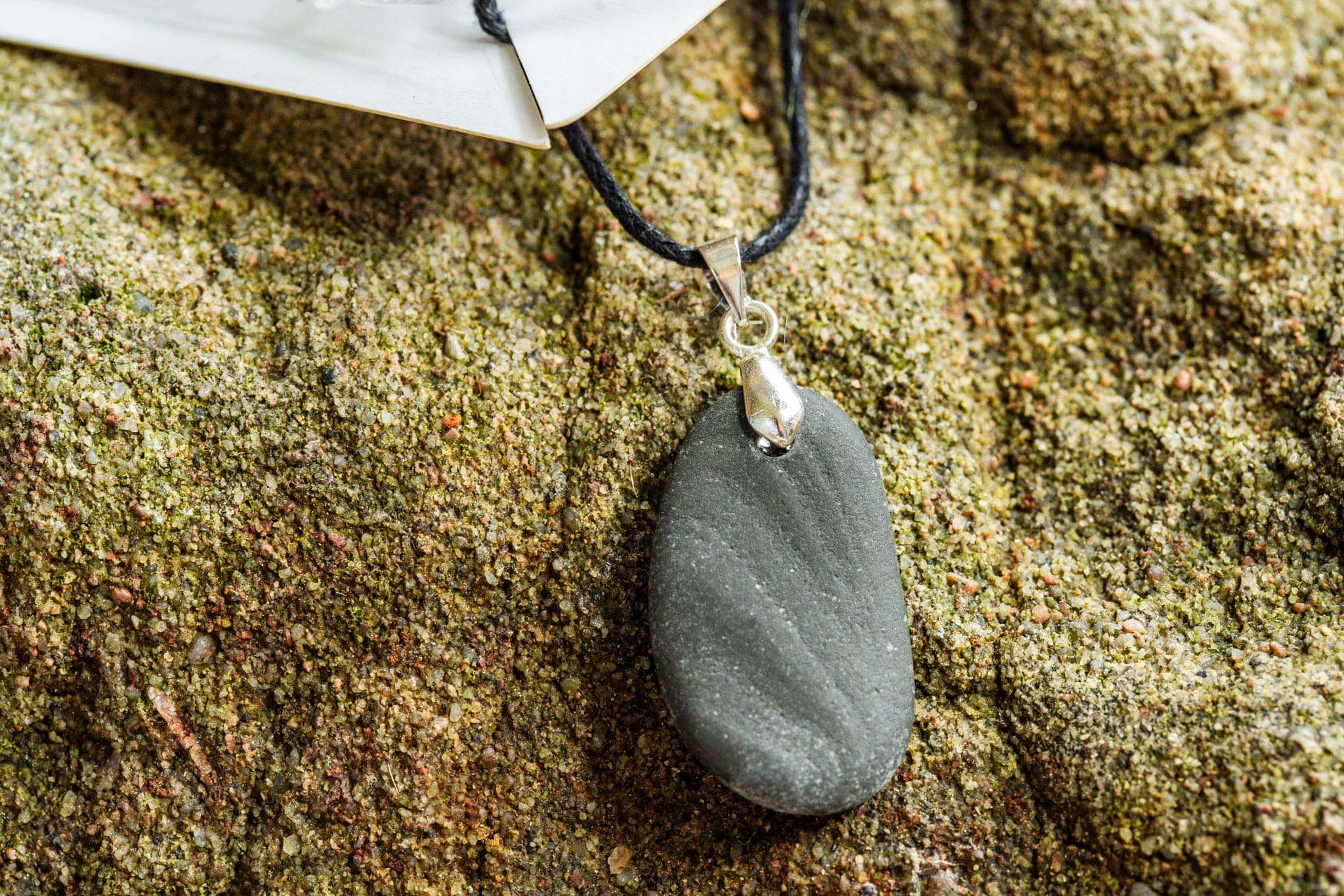 Planted By the Waters Necklace -  Beach Pebble Necklace