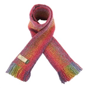 Mucros Weavers Skellig Scarf in Bright Multicolours Ladies Skellig Scarf