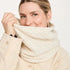 Aran Woolen Mills Ladies Supersoft Merino Infinity Scarf - Cream
