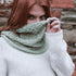 Aran Woolen Mills Ladies Supersoft Merino Infinity Scarf - Mint