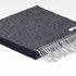 McNutt Lambswool Scarf - Charcoal Herringbone