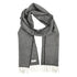 McNutt Lambswool Scarf - Charcoal Herringbone