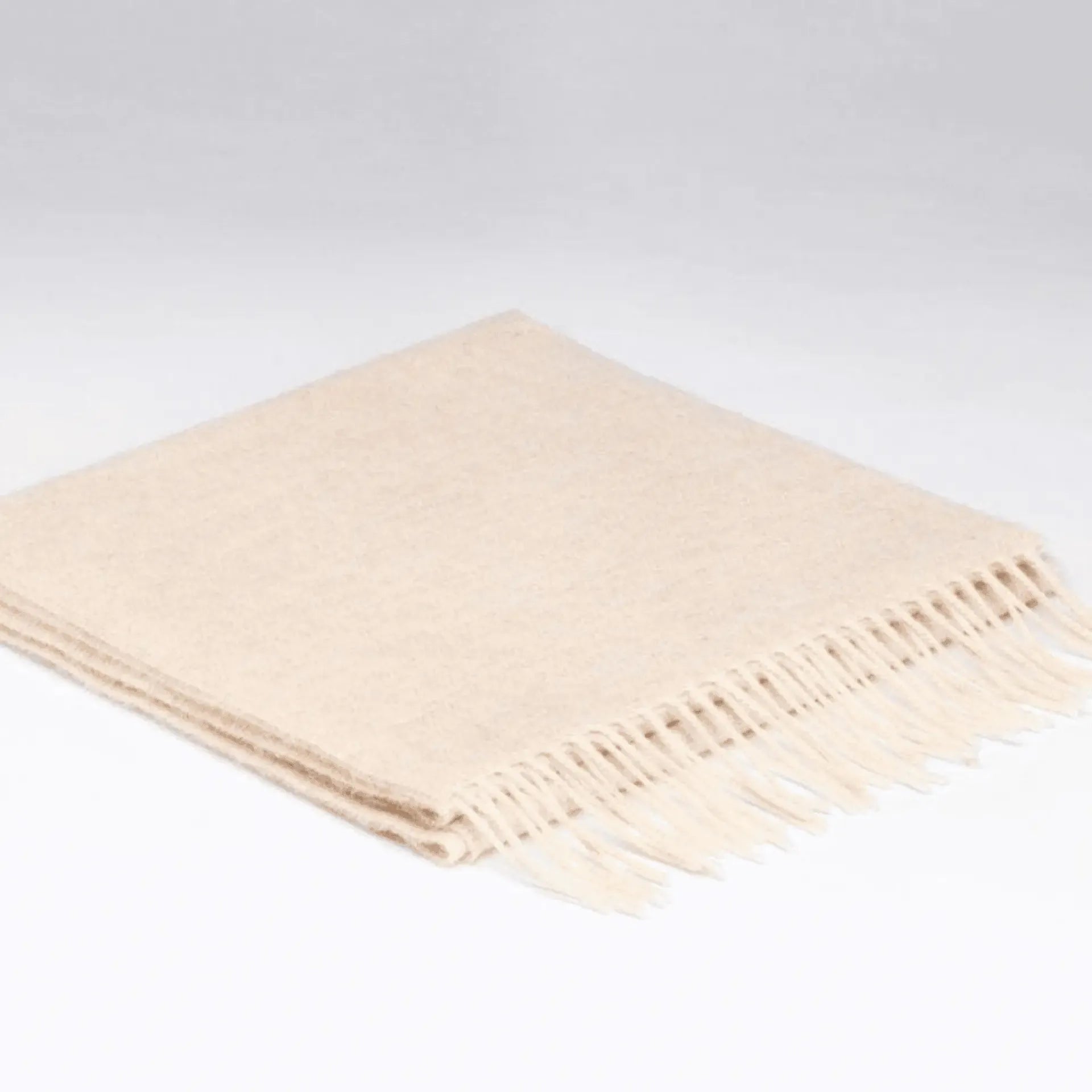 McNutt Lambswool Scarf - Linen Herringbone