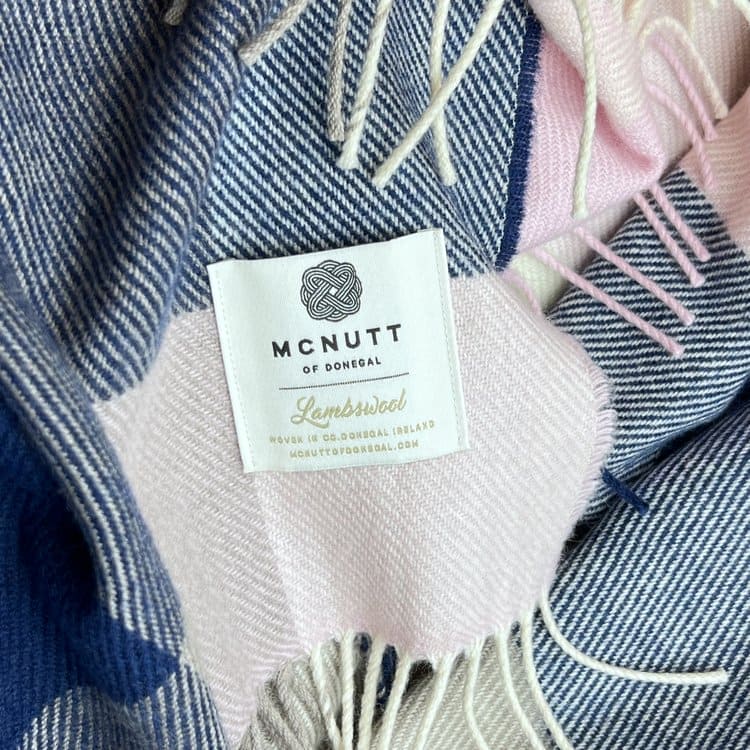 McNutt Lambswool Throw - Chic