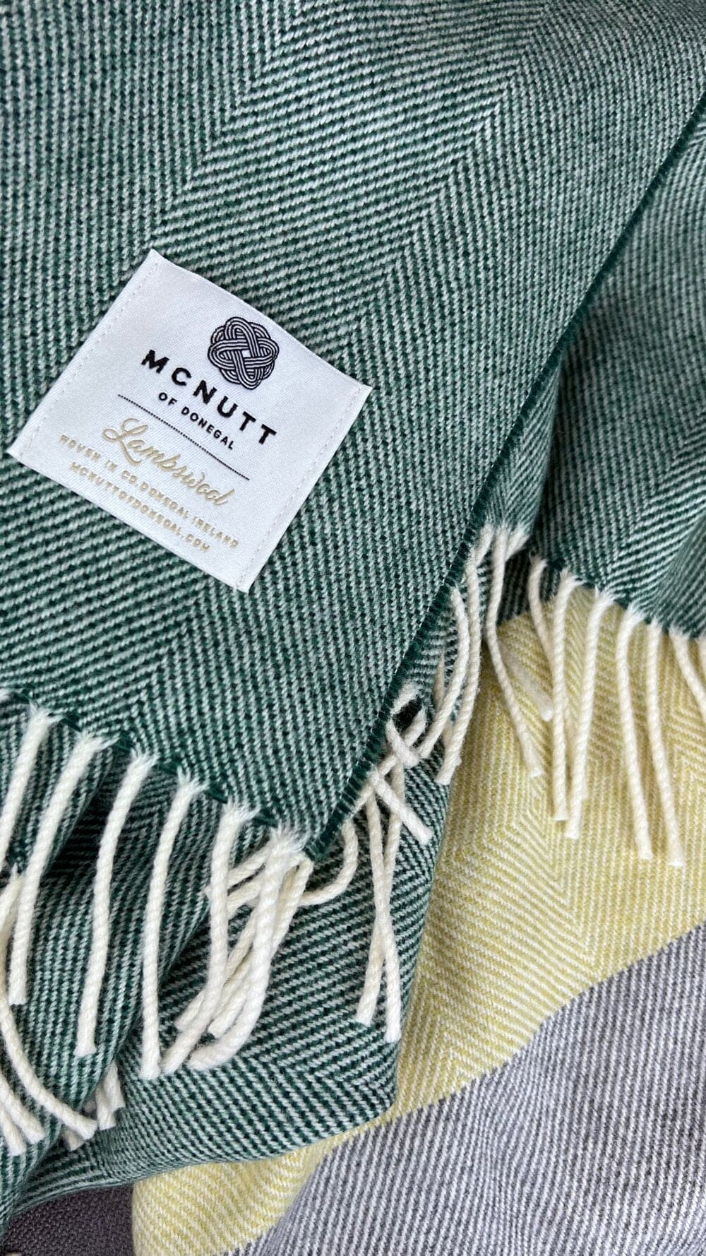 McNutt Lambswool Throw - Dublin