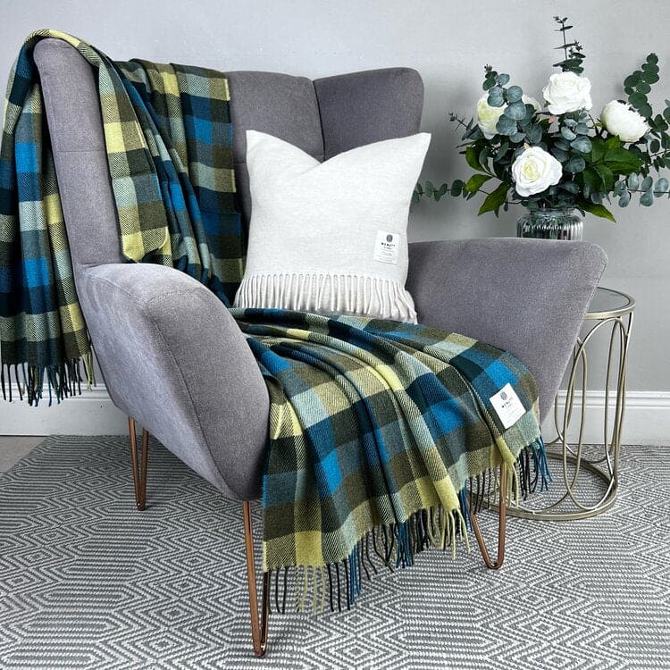 McNutt Lambswool Throw - Flair Plaid