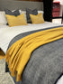 McNutt Lambswool Throw - Golden Sun