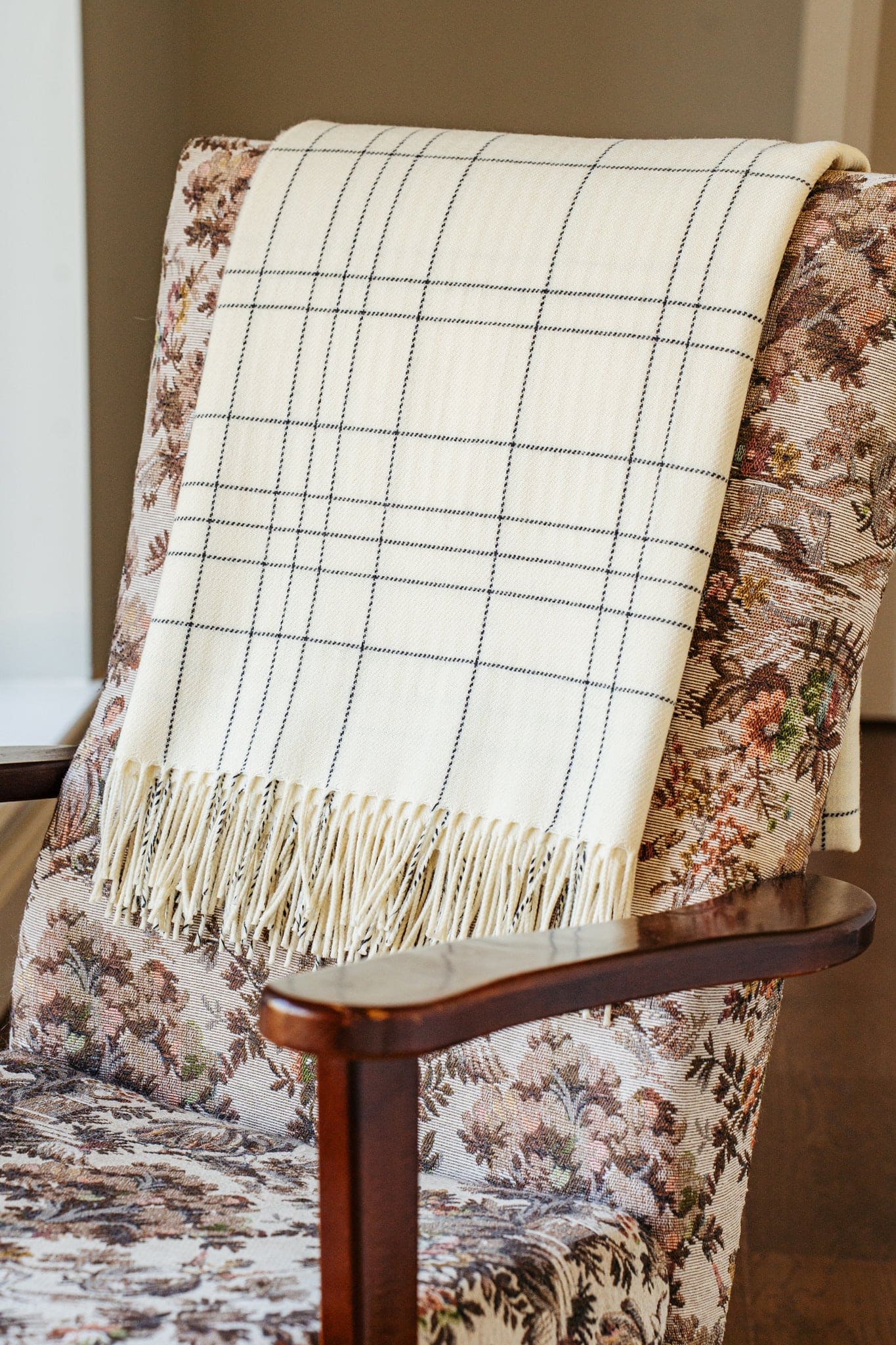 McNutt Lambswool Throw - Ice Maze