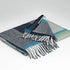 McNutt Lambswool Wrap - Navy and Smoke