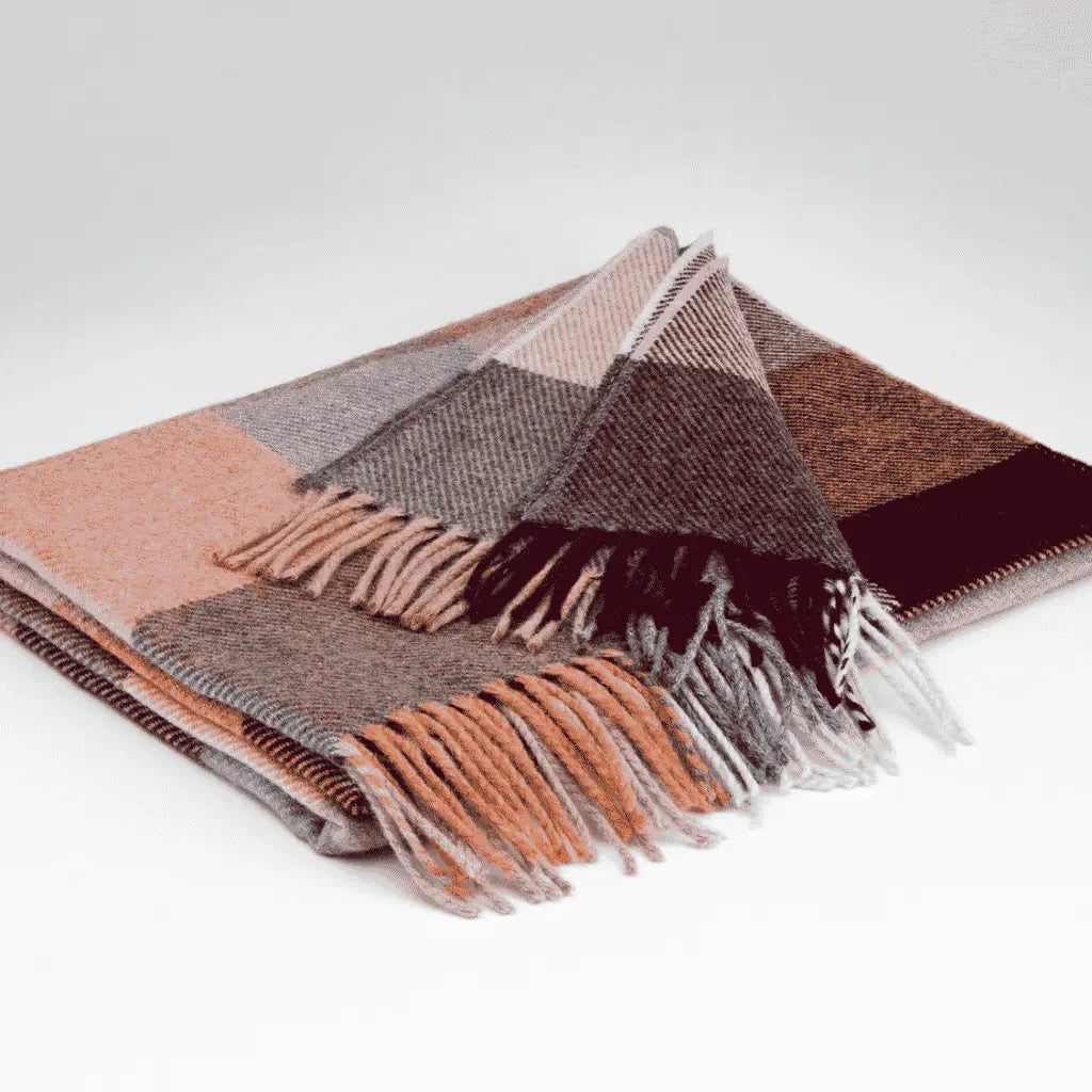 McNutt Lambswool Wrap - Rose Dust