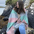 McNutt Lambswool Wrap - Spearmint and Smoke