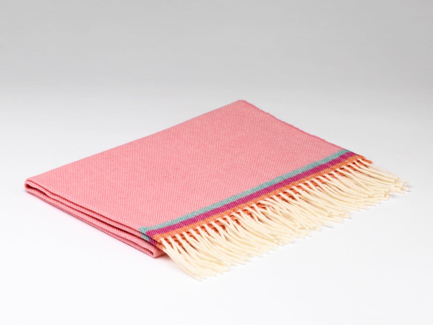 Connemara Sheep & Wool Centre McNutt Flamingo Pink Baby Blanket