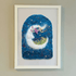 Connemara Sheep & Wool Centre Moon Blooms - A3 Print