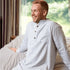Lee Valley Night Shirt - Blue and Ivory
