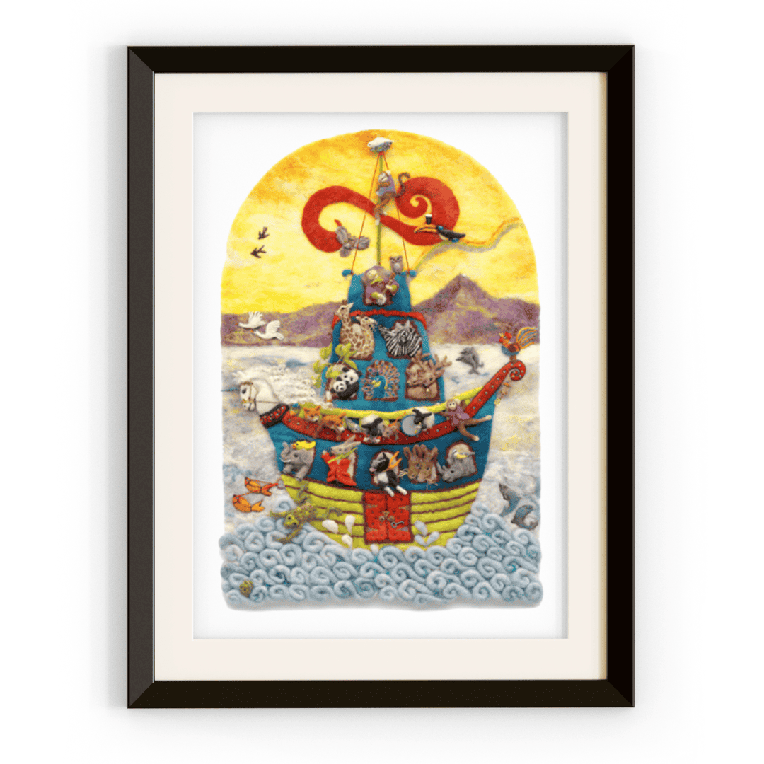 Connemara Sheep & Wool Centre Noah's Celtic Cruise - A3 Print
