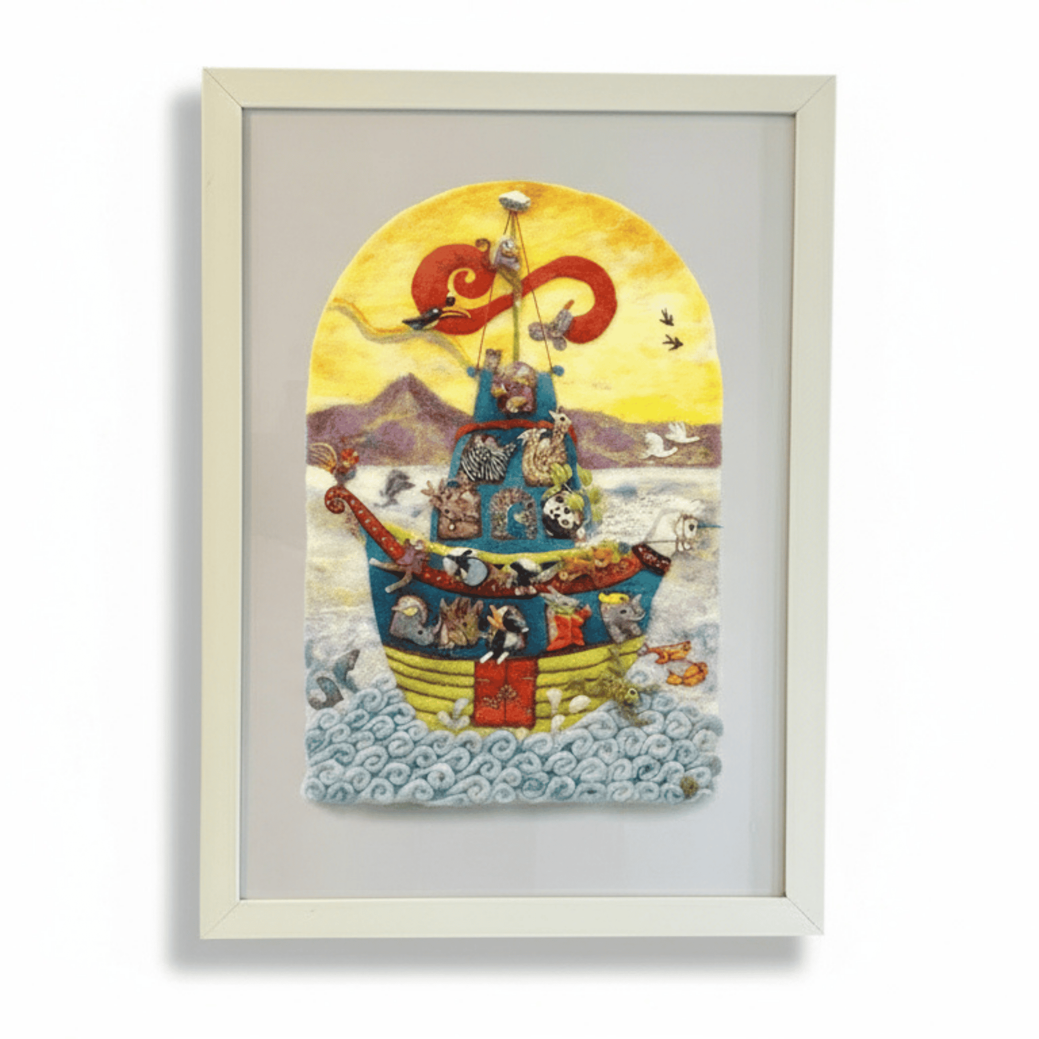 Connemara Sheep & Wool Centre Noah's Celtic Cruise - A3 Print