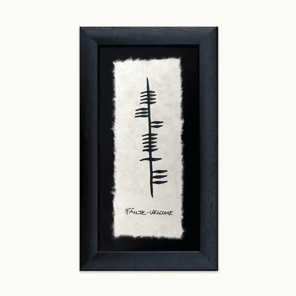 Ogham Wish Ogham Wish - Fáilte / Welcome