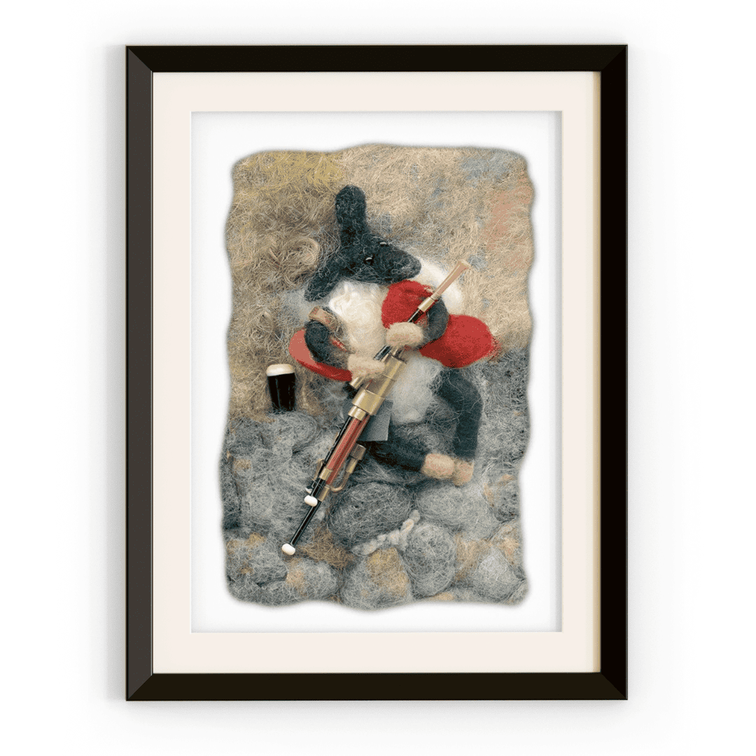 Connemara Sheep & Wool Centre Piper Sheep - A3 Print