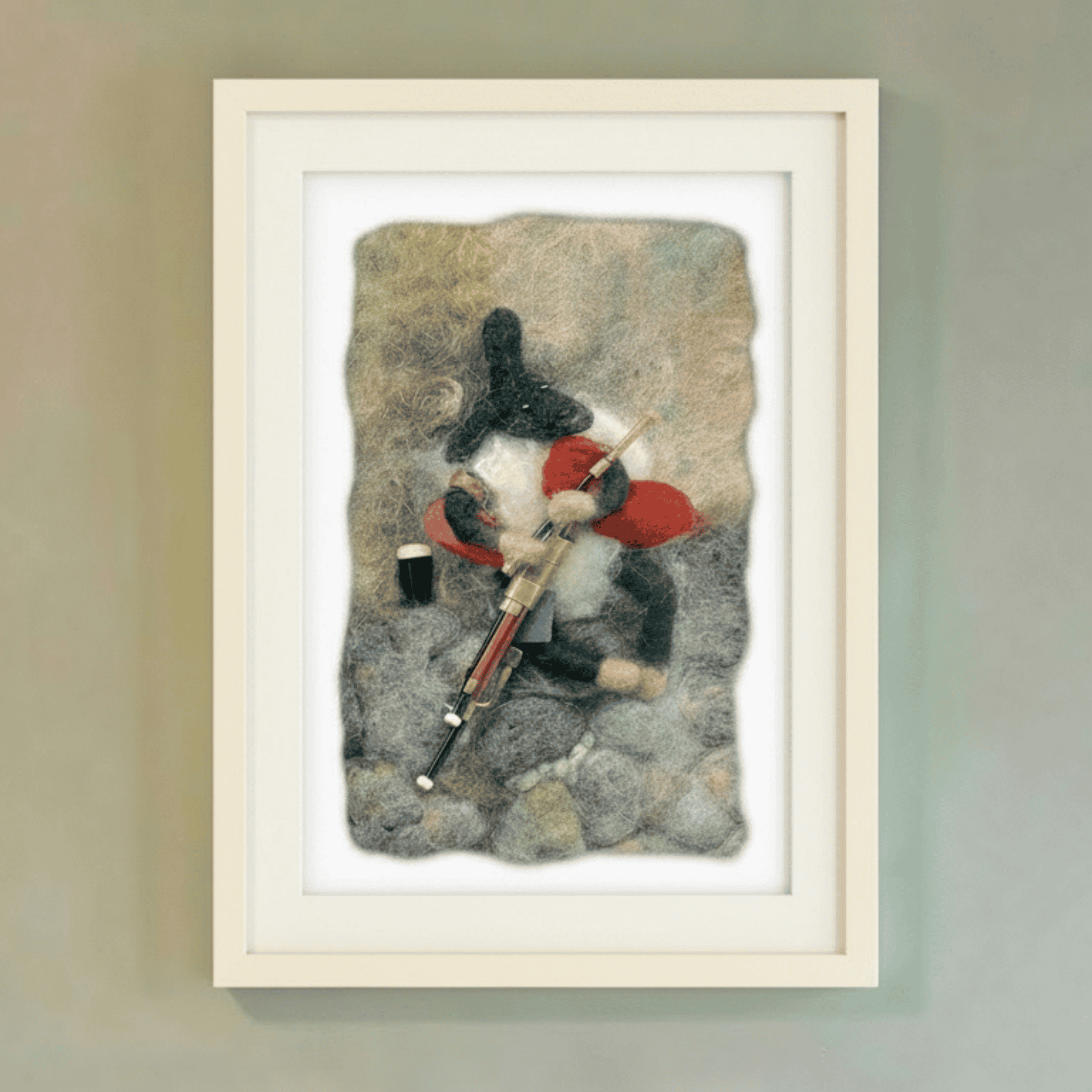 Connemara Sheep & Wool Centre Piper Sheep - A3 Print