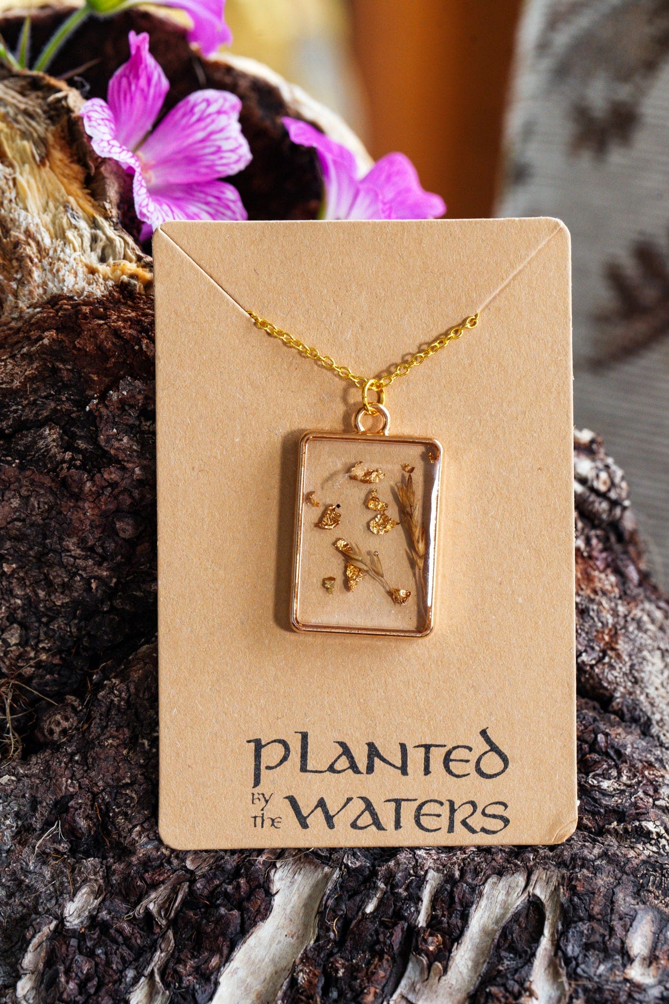 Planted By The Water Planted By the Waters Necklace - Gold Grass