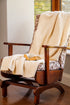 Connemara Sheep and Wool Centre Saol Merino Throw - Natural