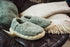 Wool slippers Green - Connemara Sheep & Wool Centre