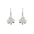 Woods Celtic Jewellery Shamrock Drop Medium Earrings - Sterling Silver