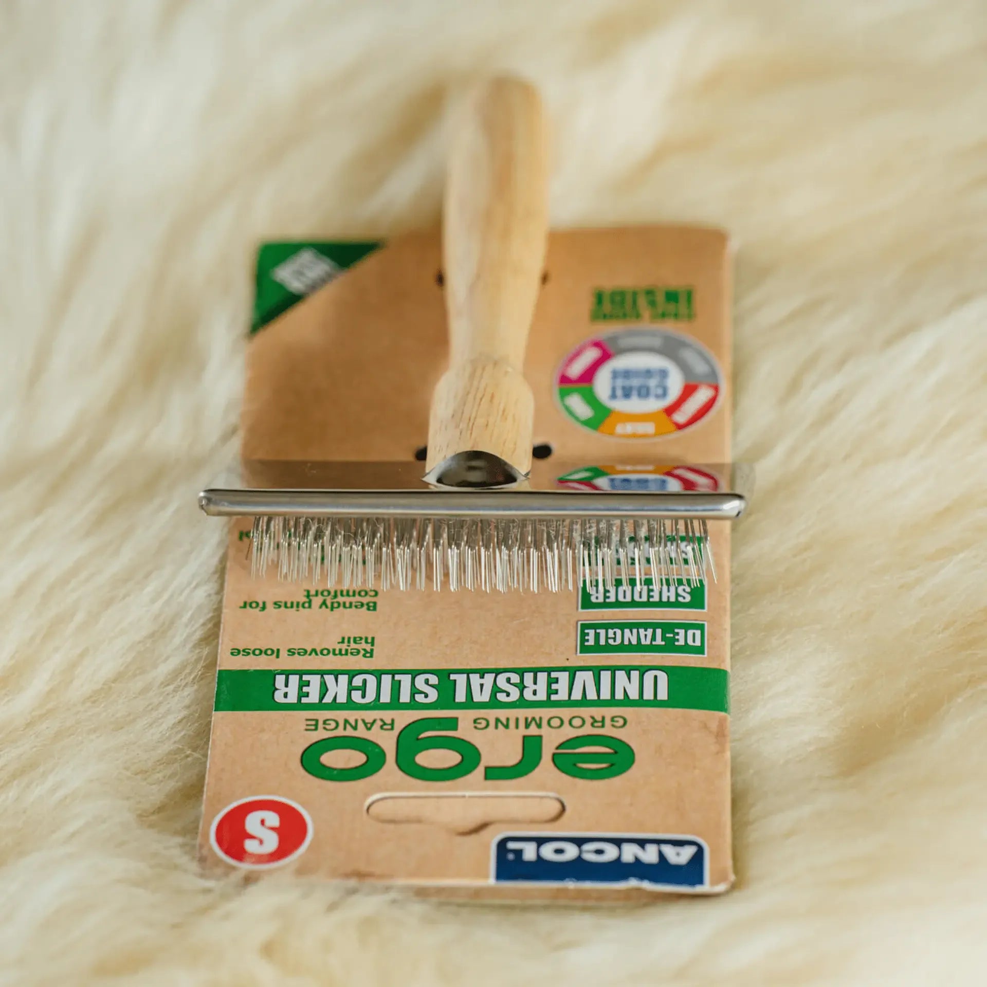 Connemara Sheep & Wool Centre Sheepskin Rug Brush