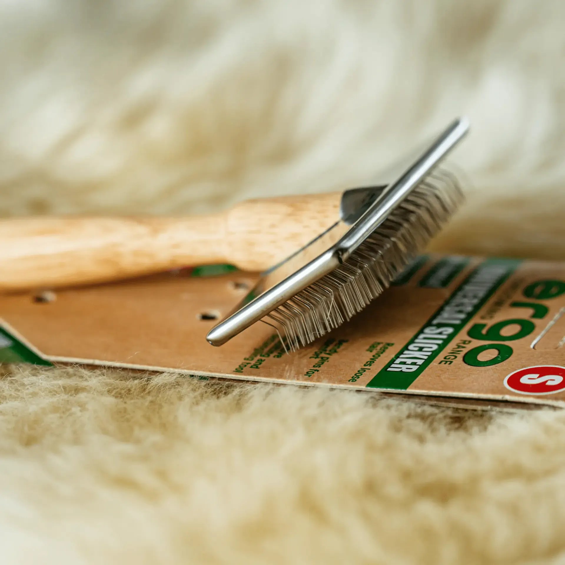 Connemara Sheep & Wool Centre Sheepskin Rug Brush