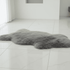 Connemara Sheep & Wool Centre Sheepskin Rug - Light grey - The Irish woolen Workshop