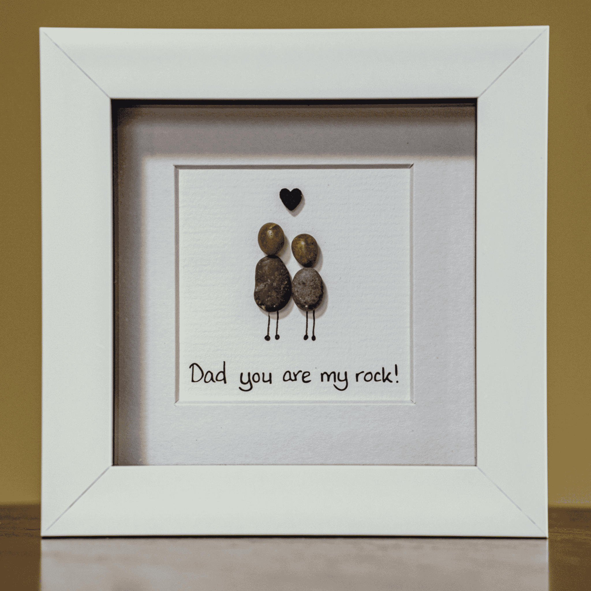 Connemara Sheep & Wool Centre Simply Mourne Pebble Art - Dad You Are My Rock
