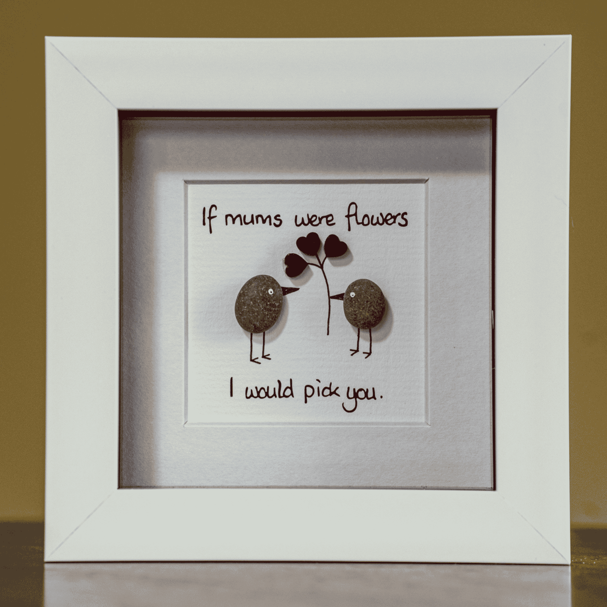 Connemara Sheep & Wool Centre Simply Mourne Pebble Art - If Mums Were Flowers I'd Pick You