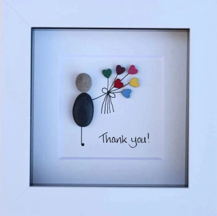 Connemara Sheep & Wool Centre Simply Mourne Pebble Art - Thank You