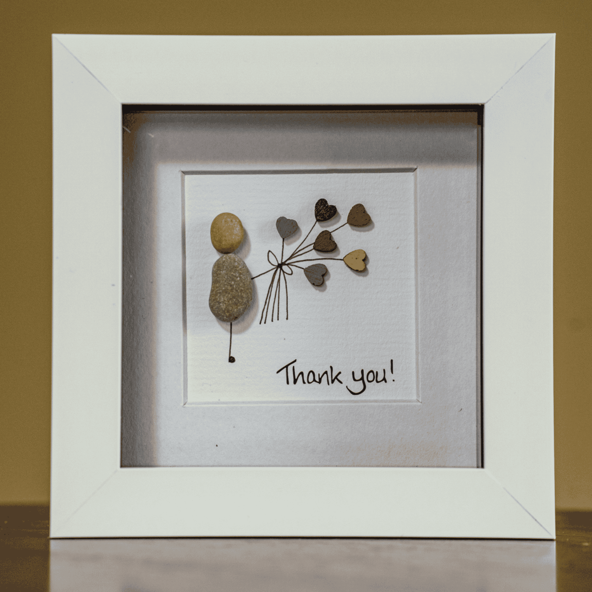 Connemara Sheep & Wool Centre Simply Mourne Pebble Art - Thank You