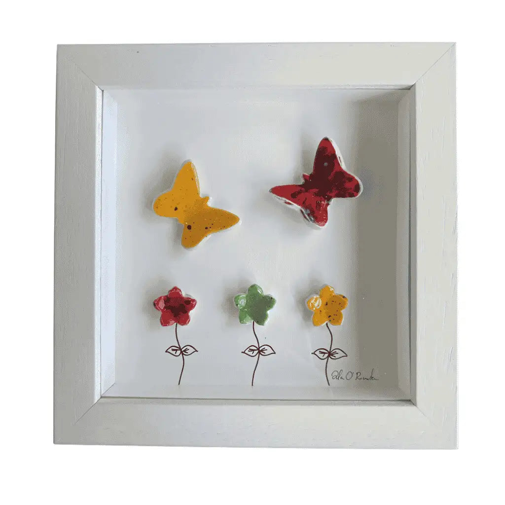 Stabledoor Pottery Stable Door Pottery - Butterflies and Flowers