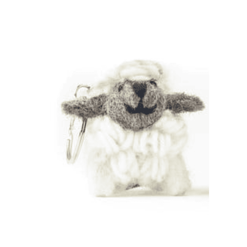 Erin Knitwear Standing Sheep Keyring