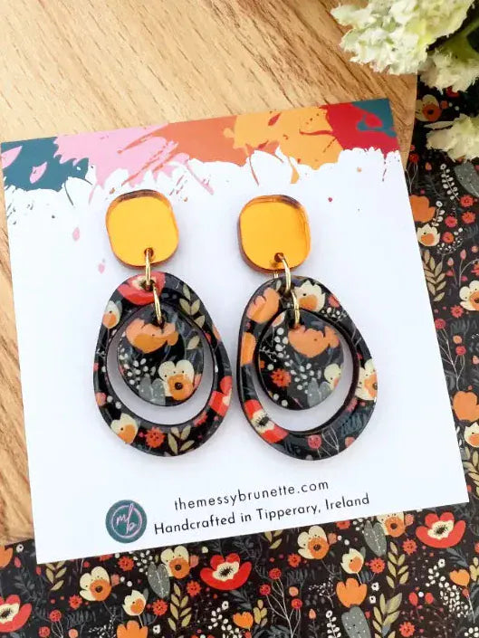 The Messy Brunette The Messy Brunette - Autumnal Floral Layered Circles