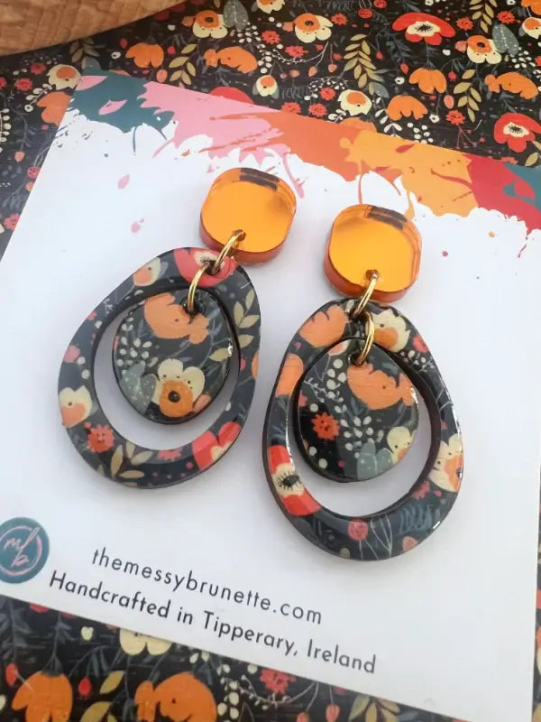 The Messy Brunette The Messy Brunette - Autumnal Floral Layered Circles